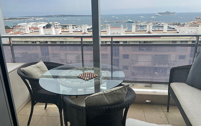 Accommodation Sourcing and Facilitating in Cannes - Sea View from Lounge